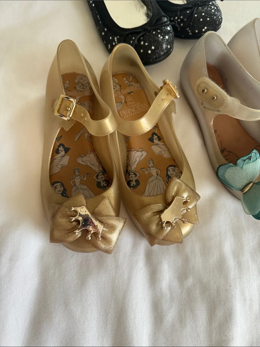 Bundle Girl shoes size 12T  Mini Melissa/ Nina